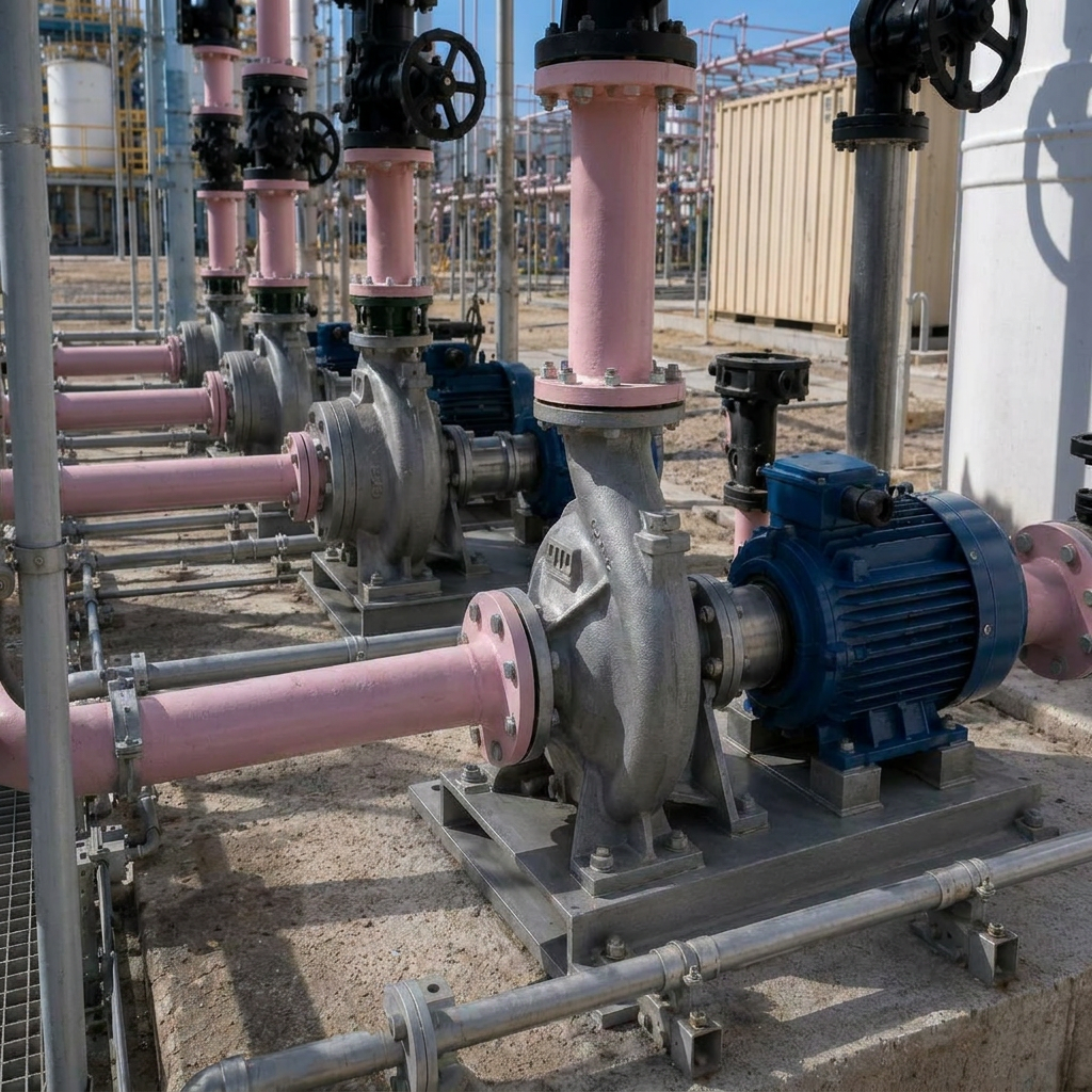 Instalación J1 en planta de petróleo y gas